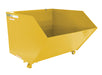Vestil H-150-MD-YEL Steel Medium Duty Low Profile Self Dumping Hopper 1-1/2 Cubic Yard 4,000 lb. Capacity Yellow