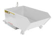 Vestil H-25-MD-WHT Steel Medium Duty Low Profile Self Dumping Hopper 1/4 Cubic Yard 4,000 lb. Capacity White
