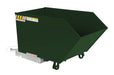 Vestil H-50-HD-GRN-H Steel Heavy Duty Low Profile Self Dumping Hopper 1/2 Cubic Yard 6,000 lb. Capacity Hunter Green