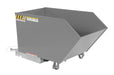 Vestil H-50-HD-GY-MG Steel Heavy Duty Low Profile Self Dumping Hopper 1/2 Cubic Yard 6,000 lb. Capacity Machine Gray