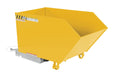 Vestil H-50-MD-YEL Steel Medium Duty Low Profile Self Dumping Hopper 1/2 Cubic Yard 4,000 lb. Capacity Yellow