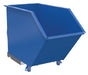 Vestil H-75-HS Steel High Strength Low Profile Hopper 3/4 Cubic Yard 6,000 lb. Capacity Blue