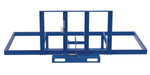 Vestil H-FBOD-4896-2 steel open sided hopper open deck - view 4
