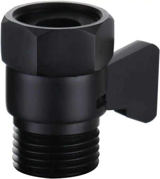 wonderland shower inc Water Flow Control Valve Brass G1/2 shower Flow Restrictor Adjustable Water Volume for... - Side View