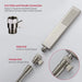 wonderland shower inc Water Flow Control Valve Brass G1/2 shower Flow Restrictor Adjustable Water Volume for... - Close-Up