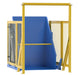 Vestil HBD-SLC factory installed steel hydraulic box dumper safety light curtain - view 2