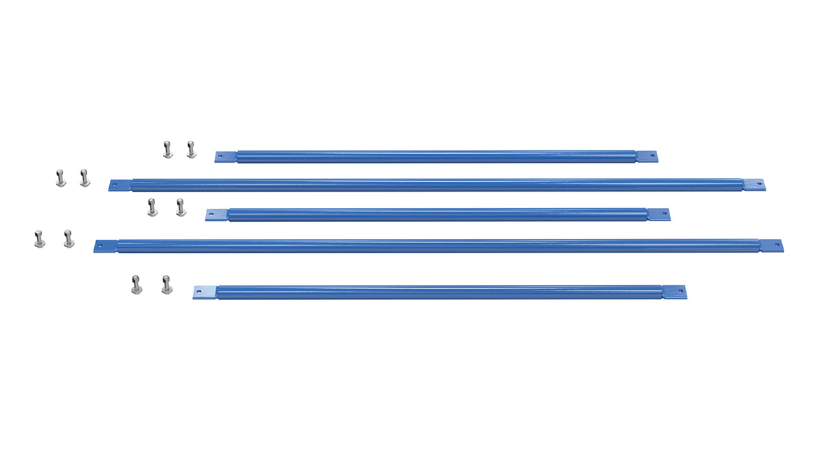Vestil HBS-10124 Steel Structural Cantilever Brace Set 48 in. x 144 in. Blue