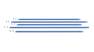 Vestil HBS-10126 Steel Structural Cantilever Brace Set 72 in. x 144 in. Blue