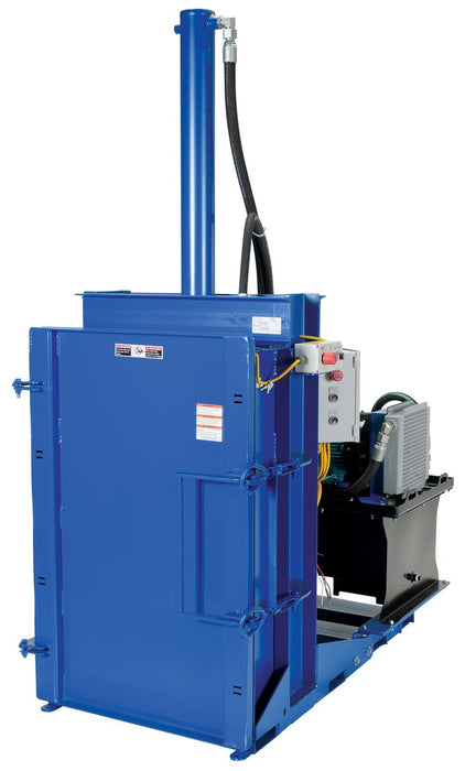 Vestil HDC-905-HC/208V Steel High Cycle Hydraulic Drum Crusher and Compactor 208 Volt Three Phase 38,000 lb. Crushing Force B