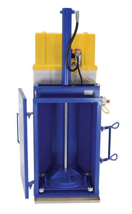 Vestil HDC-905-IDC/208V steel hydraulic drum crusher and compactor - view 2