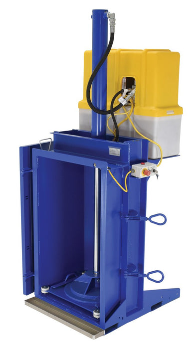 Vestil HDC-905-IDC/208V steel hydraulic drum crusher and compactor - view 3