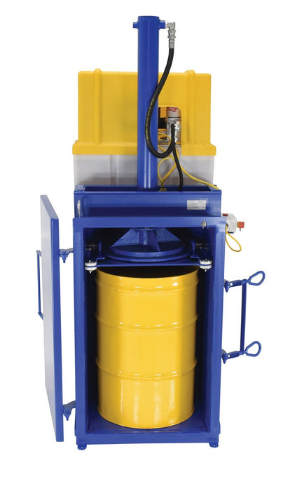 Vestil HDC-905-IDC/208V steel hydraulic drum crusher and compactor - view 5