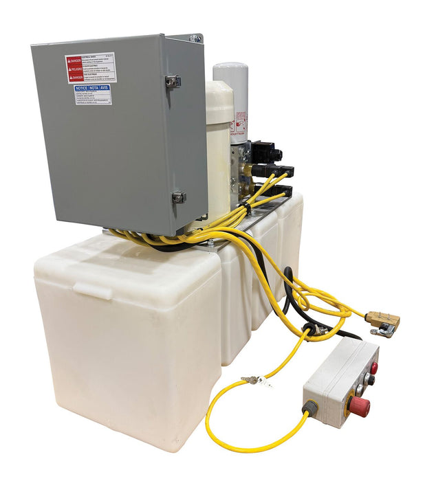 Vestil HDC-905-WD Factory Installed Wash-Down Motor and NEMA Four Enclosure For Hydraulic Drum Crusher