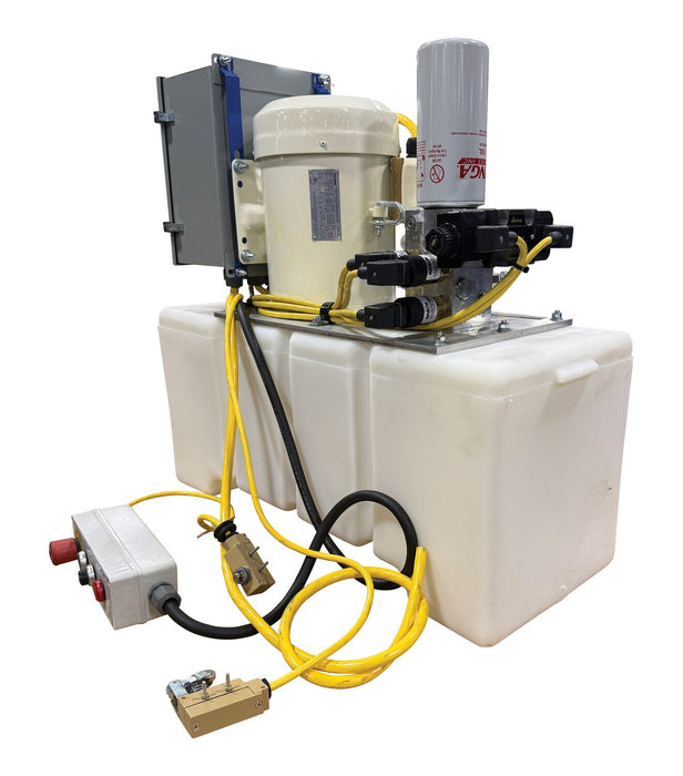 Vestil HDC-905-WD factory installed wash-down motor and nema four enclosure for - view 3