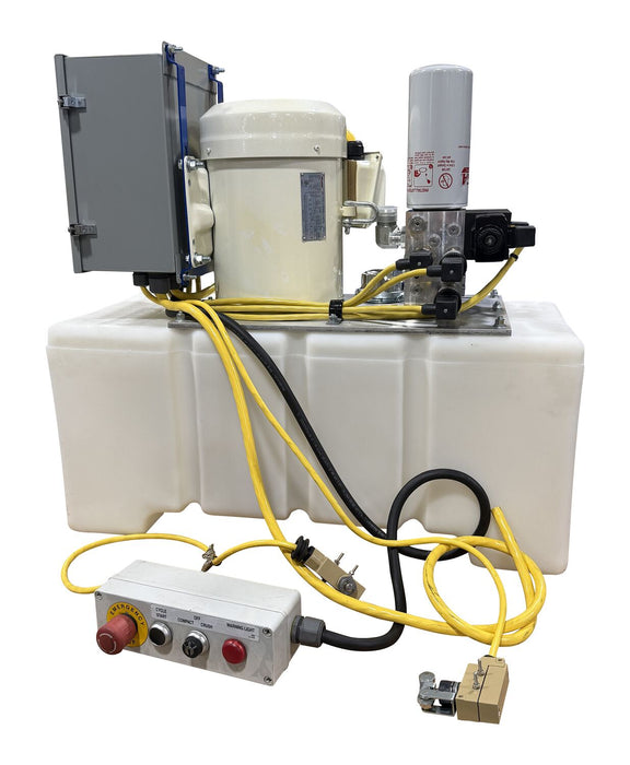 Vestil HDC-905-WD factory installed wash-down motor and nema four enclosure for - view 5