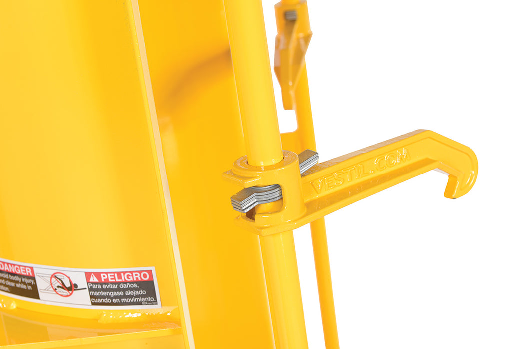 Vestil HDD-48-10-P steel portable hydraulic drum dumper - view 6