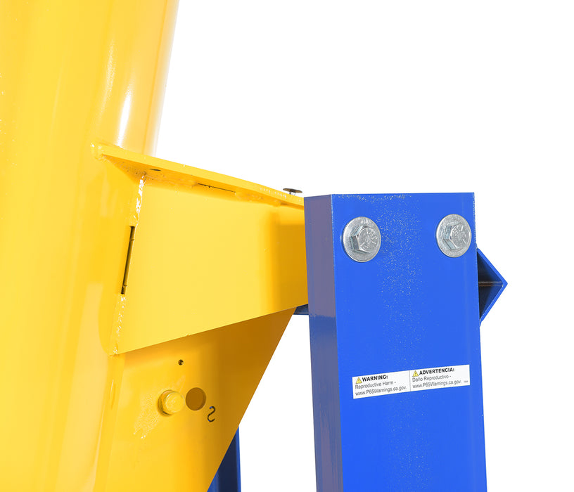 Vestil HDD-48-10-P steel portable hydraulic drum dumper - view 7