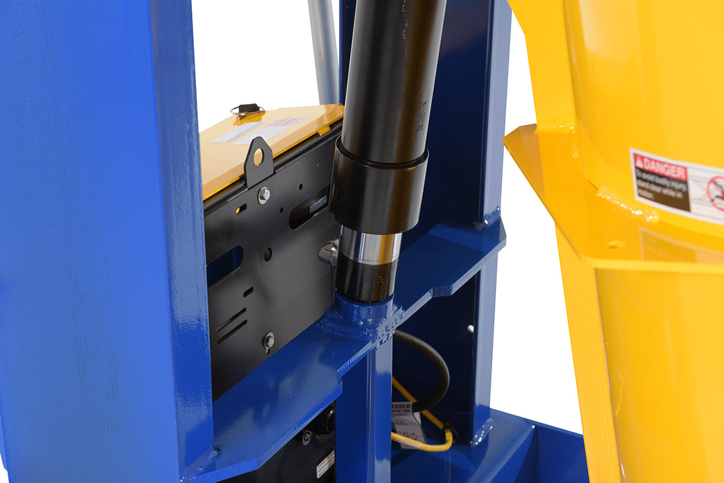 Vestil HDD-48-10-P steel portable hydraulic drum dumper - view 10