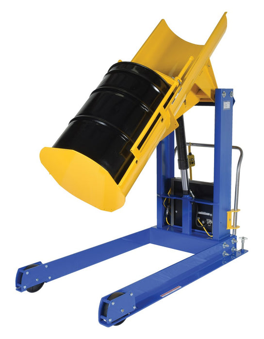 Vestil HDD-48-15-P steel portable hydraulic drum dumper - view 5
