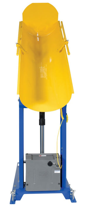 Vestil HDD-48-7-S steel stationary hydraulic drum dumper - view 4