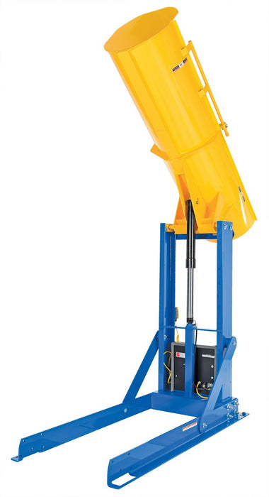 Vestil HDD-60-10-S steel stationary hydraulic drum dumper - view 5