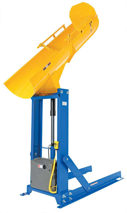 Vestil HDD-60-10-S steel stationary hydraulic drum dumper - view 6