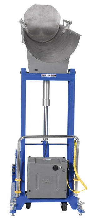 Vestil HDD-60-7-P-SSC stainless steel portable hydraulic drum dumper - view 4