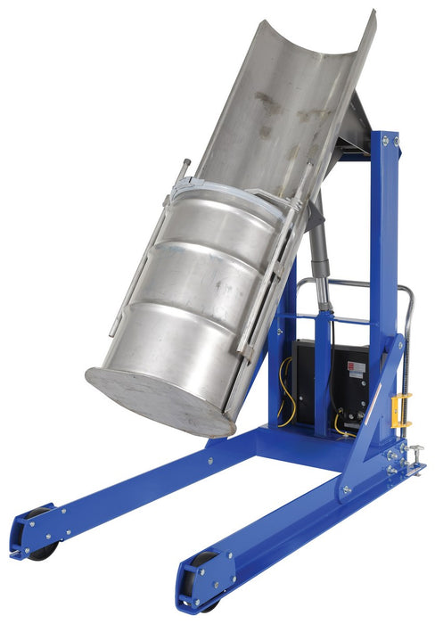 Vestil HDD-60-7-P-SSC stainless steel portable hydraulic drum dumper - view 5