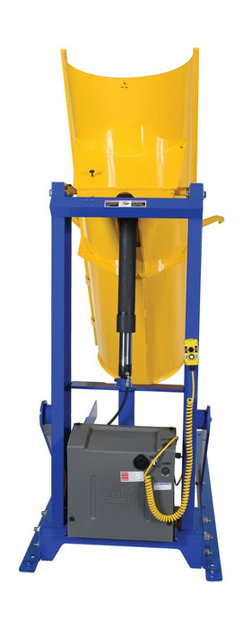 Vestil HDD-60-7-S steel stationary hydraulic drum dumper - view 4