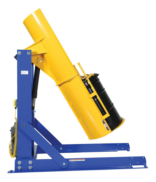 Vestil HDD-60-7-S steel stationary hydraulic drum dumper - view 6