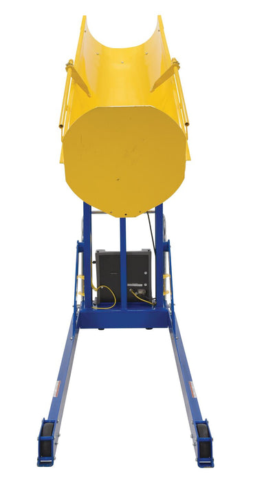 Vestil HDD-72-10-P-DC steel dc powered portable hydraulic drum dumper - view 3