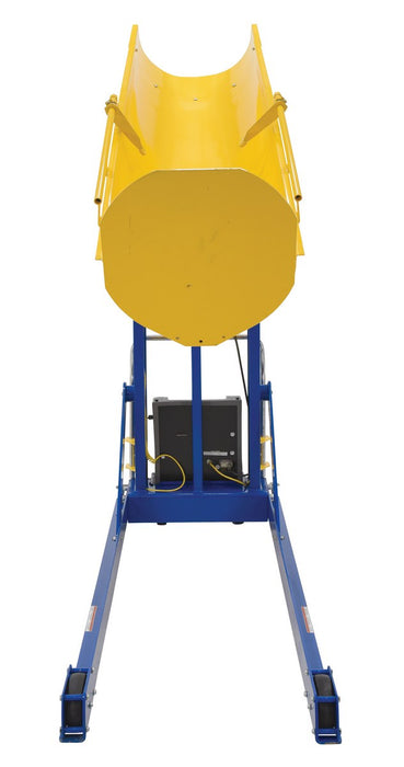Vestil HDD-72-10-P steel portable hydraulic drum dumper - view 3