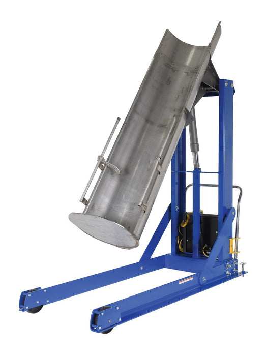Vestil HDD-72-7-P-SSC stainless steel portable hydraulic drum dumper - view 2