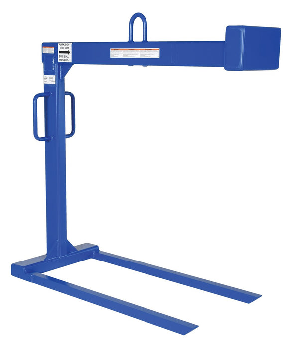Vestil HDP-2-48 Steel Pallet Lifter 48 in. Fork 2,000 lb. Capacity Blue