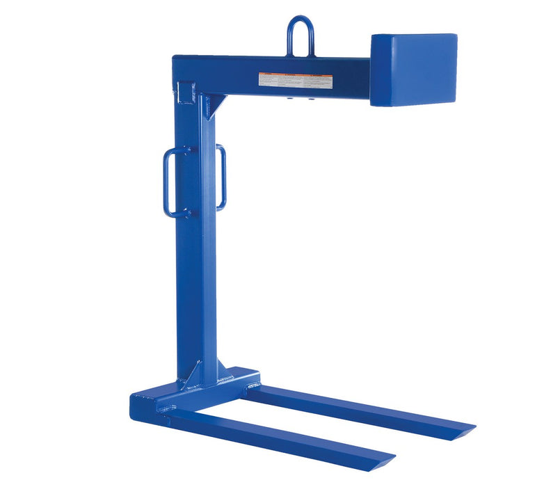 Vestil HDP-4-42 Steel Pallet Lifter 42 in. Fork 4,000 lb. Capacity Blue