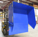 Vestil HDROP-100-LD steel light duty self dumping hopper with fold down - view 7