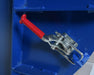 Vestil HDROP-100-LD steel light duty self dumping hopper with fold down - view 8