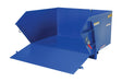 Vestil HDROP-100-LD steel light duty self dumping hopper with fold down - view 2