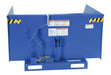 Vestil HDROP-100-LD steel light duty self dumping hopper with fold down - view 4
