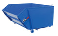 Vestil HDROP-100-MD steel medium duty self dumping hopper with fold down - view 2