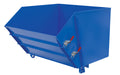 Vestil HDROP-150-LD Steel Light Duty Self Dumping Hopper with Fold Down Front 1-1/2 Cubic Yard 2,000 lb. Capacity Blue