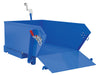 Vestil HDROP-25-LD steel light duty self dumping hopper with fold down - view 2