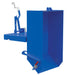 Vestil HDROP-25-LD steel light duty self dumping hopper with fold down - view 3
