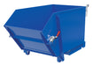 Vestil HDROP-50-LD Steel Light Duty Self Dumping Hopper with Fold Down Front 1/2 Cubic Yard 2,000 lb. Capacity Blue