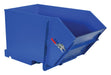 Vestil HDROP-50-MD Steel Medium Duty Self Dumping Hopper with Fold Down Front 1/2 Cubic Yard 4,000 lb. Capacity Blue