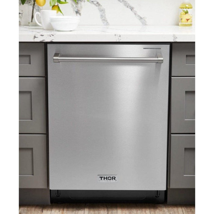 24" Professional Series Stainless Steel Dishwasher, HDW2401SS - front view