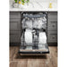 24" Professional Series Stainless Steel Dishwasher, HDW2401SS - specifications diagram