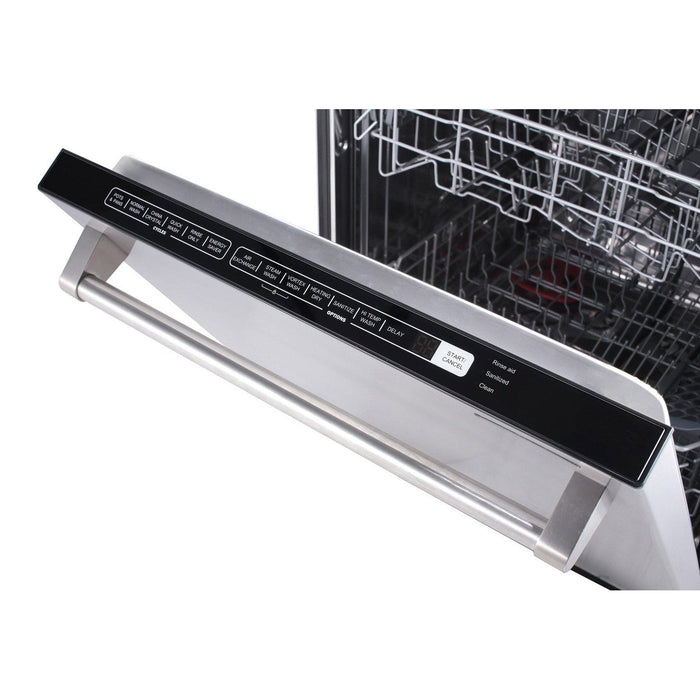 24" Professional Series Stainless Steel Dishwasher, HDW2401SS - control panel detail