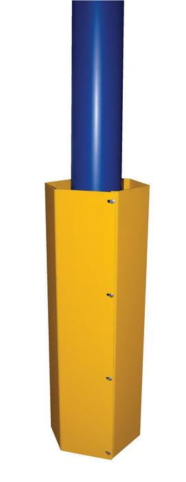 Vestil HEX-48 Steel Hexagonal Column Guard 48 in. Height Yellow