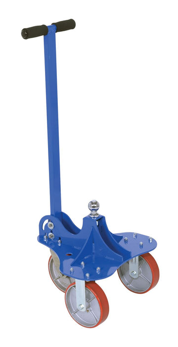 Vestil HM-3W2K-B200 Steel Hitch Mover 3 Wheel with 2 in. Ball Diameter 2000 Lb Capacity Blue